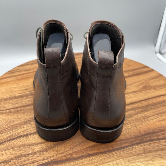 Hugo Boss Boots Mens Size 9 Brown Leather Ankle Walking Chelsea Dress Shoes main image 8